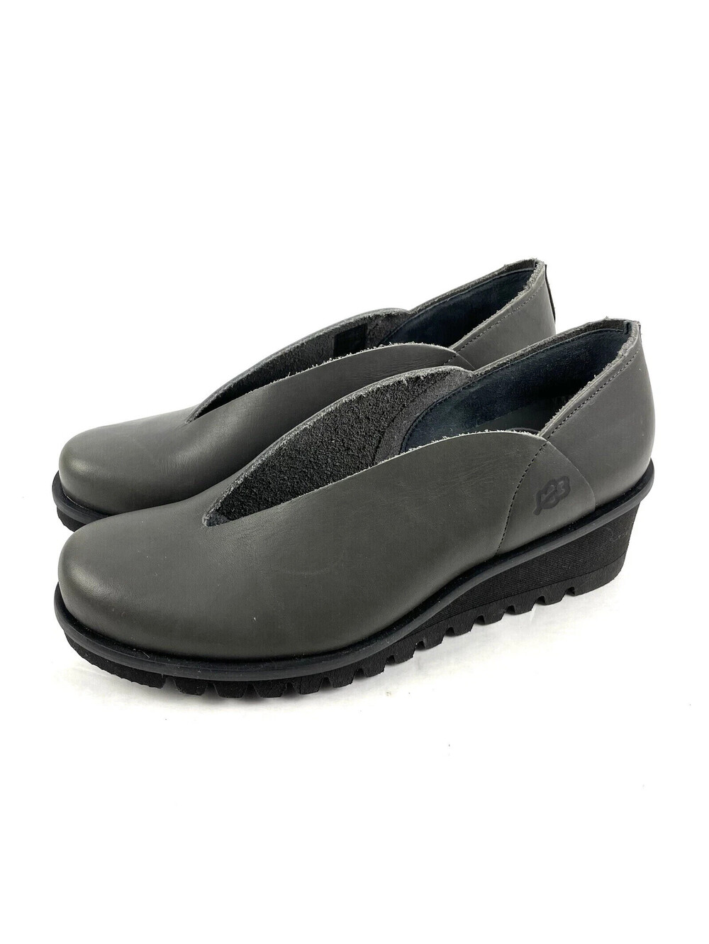Loints of Holland Sydney leather wedges   SIZE 40